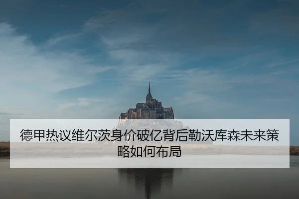 德甲热议维尔茨身价破亿背后勒沃库森未来策略如何布局